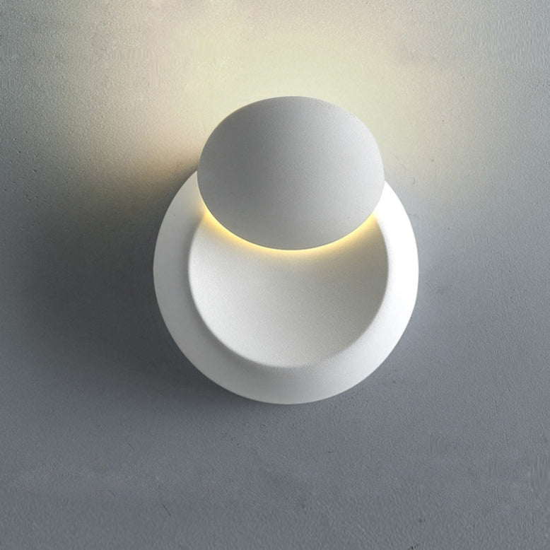 Modern Round LED Wall Lamp for Bedroom