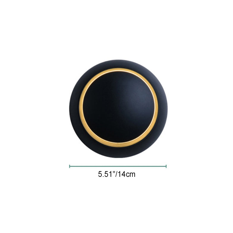 Modern Round LED Wall Lamp for Bedroom