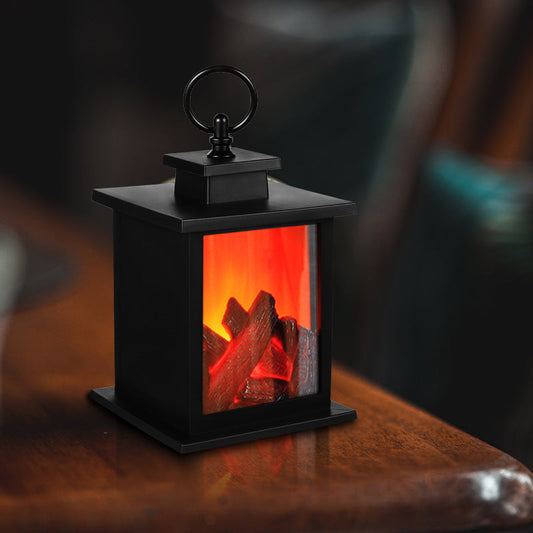 Classic Round Flame Effect LED Table Lamp - Cofik