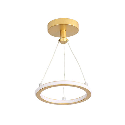 Modern Round LED Ceiling Light for Hallway