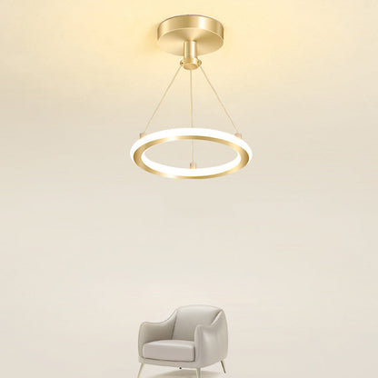 Modern Round LED Ceiling Light for Hallway