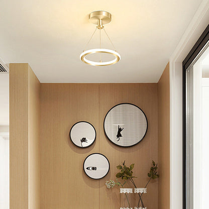 Modern Round LED Ceiling Light for Hallway