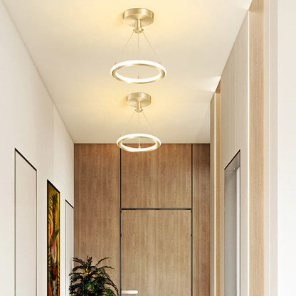 Modern Round LED Ceiling Light for Hallway