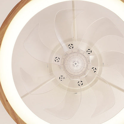 Traditional Wooden Ceiling Fan Light 19.6in 60W LED
