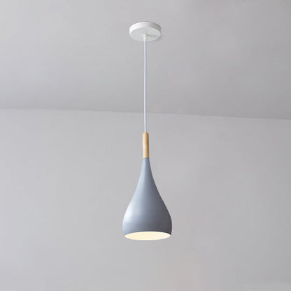 Rustic Metal Glass Pumpkin Shaped Pendant Light