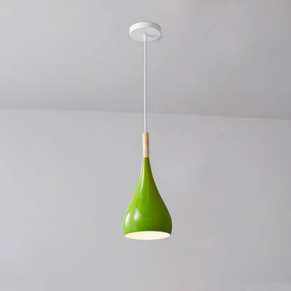 Rustic Metal Glass Pumpkin Shaped Pendant Light