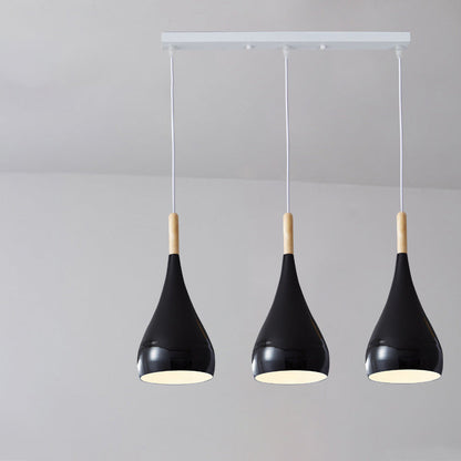 Rustic Metal Glass Pumpkin Shaped Pendant Light