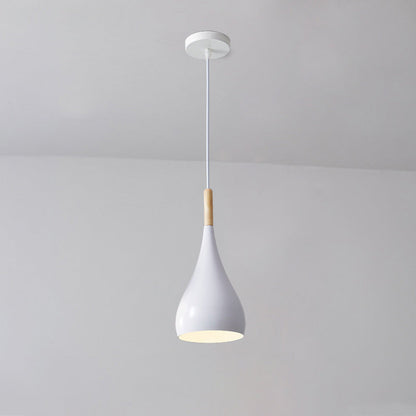 Rustic Metal Glass Pumpkin Shaped Pendant Light