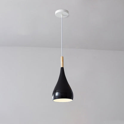 Rustic Metal Glass Pumpkin Shaped Pendant Light
