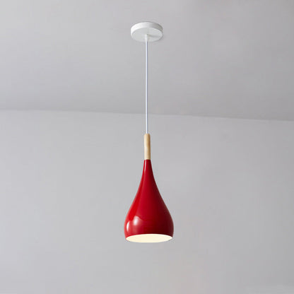 Rustic Metal Glass Pumpkin Shaped Pendant Light