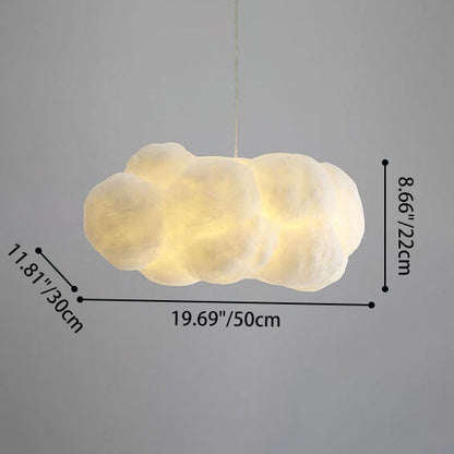 Sleek White Adjustable Hanging Ceiling Lamp