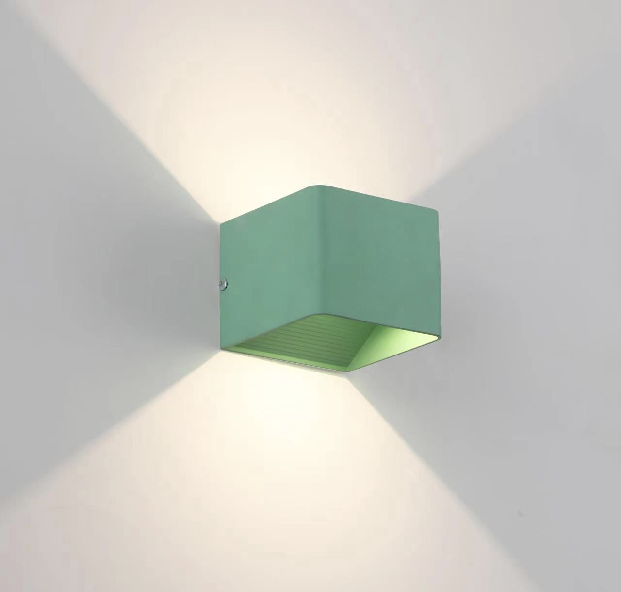 Contemporary Square Wall Light Fixture