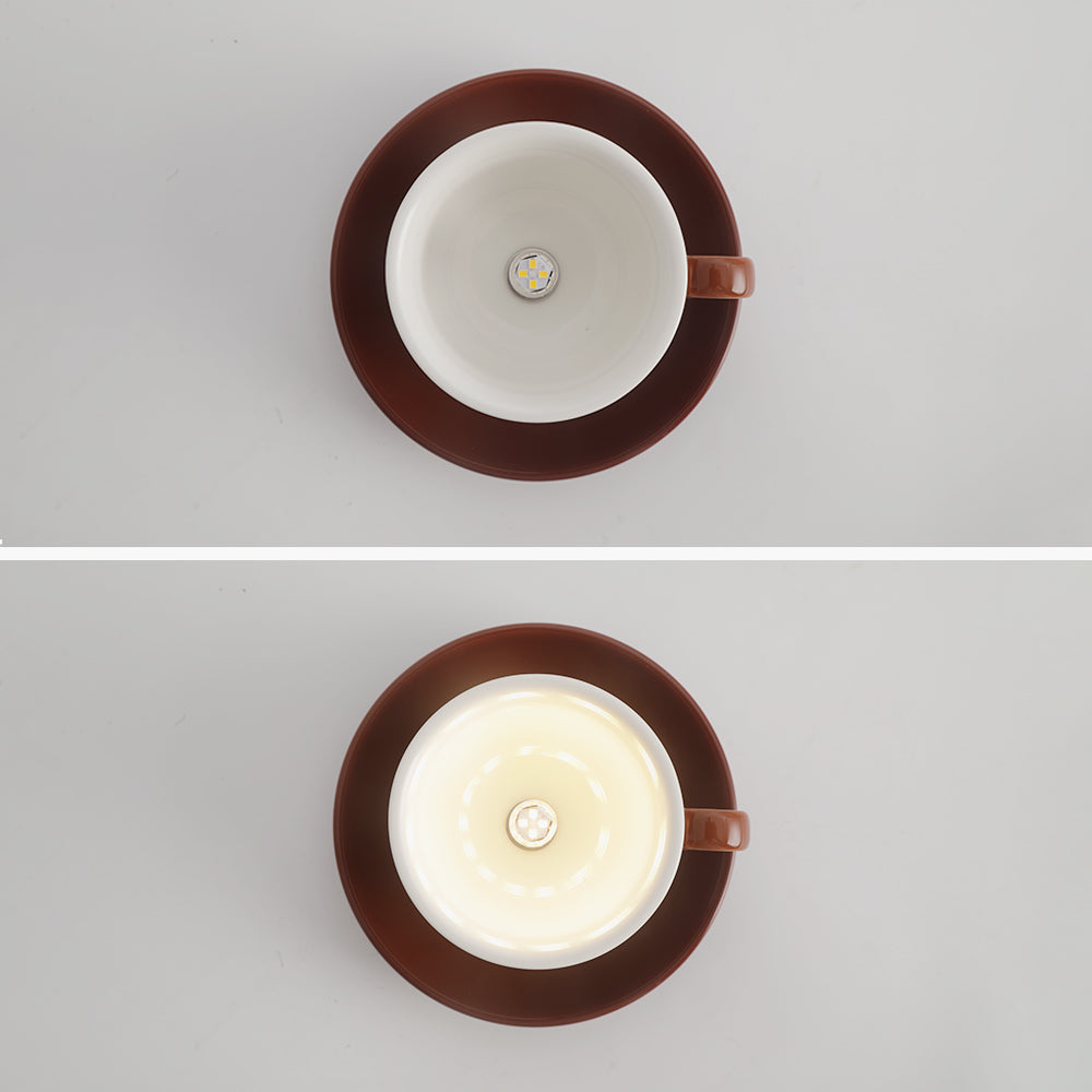 Unique Coffee Cup Shaped LED Ceiling Light Fixture