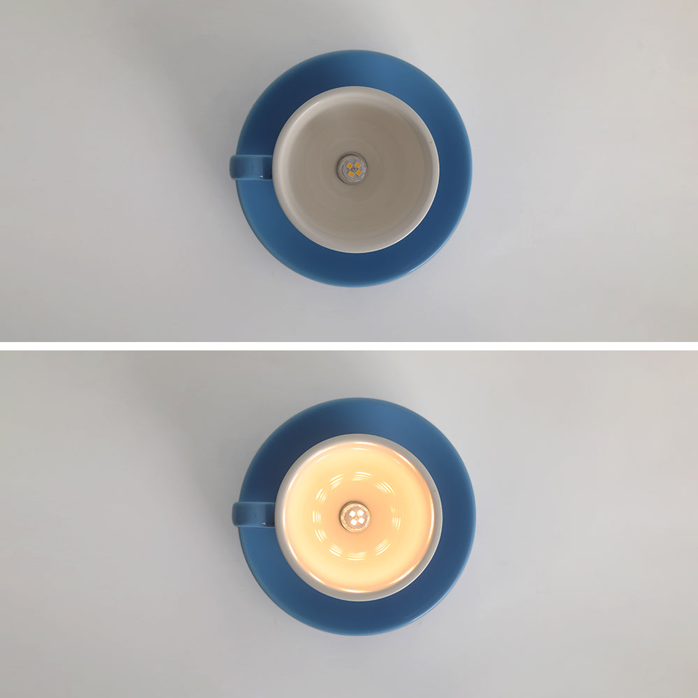 Unique Coffee Cup Shaped LED Ceiling Light Fixture
