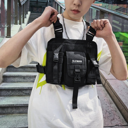 Practical Outdoor Multi-Pocket Tactical Vest Backpack