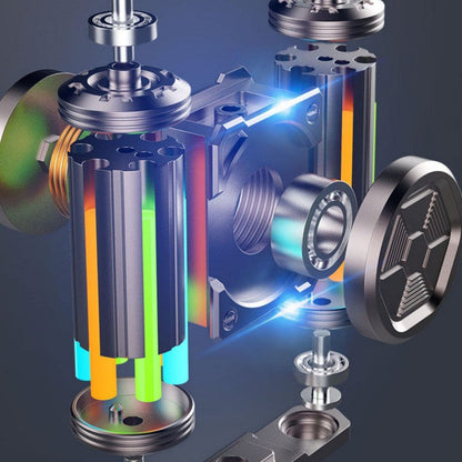 Stress Relief Fidget Metal Spinner Toy