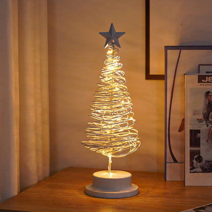 Metal Tree Table Lamp with Bright LED Lights