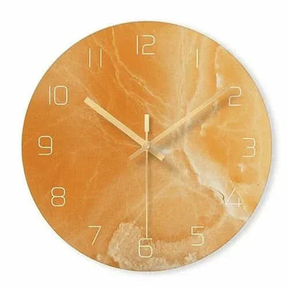 Stylish Marble Effect Wall Clock