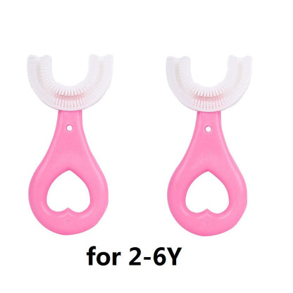 Soft Bristle Kids U Shaped Toothbrush