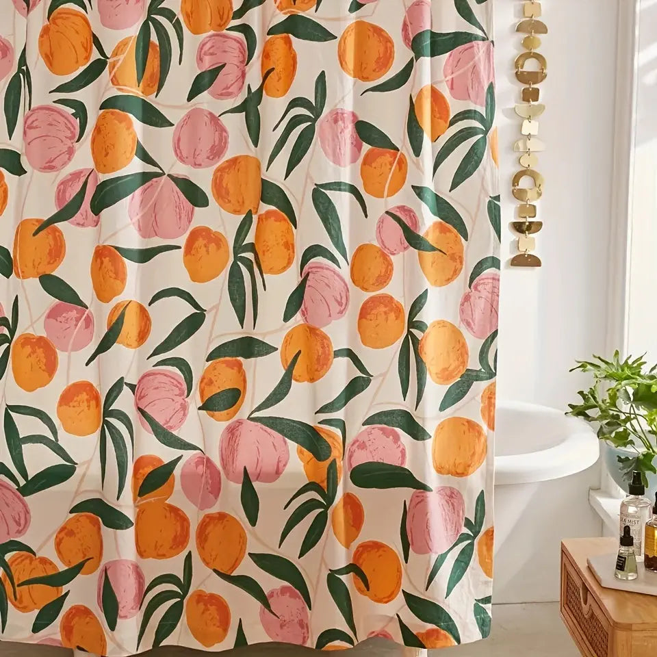 Beautiful Floral Bathroom Shower Curtain