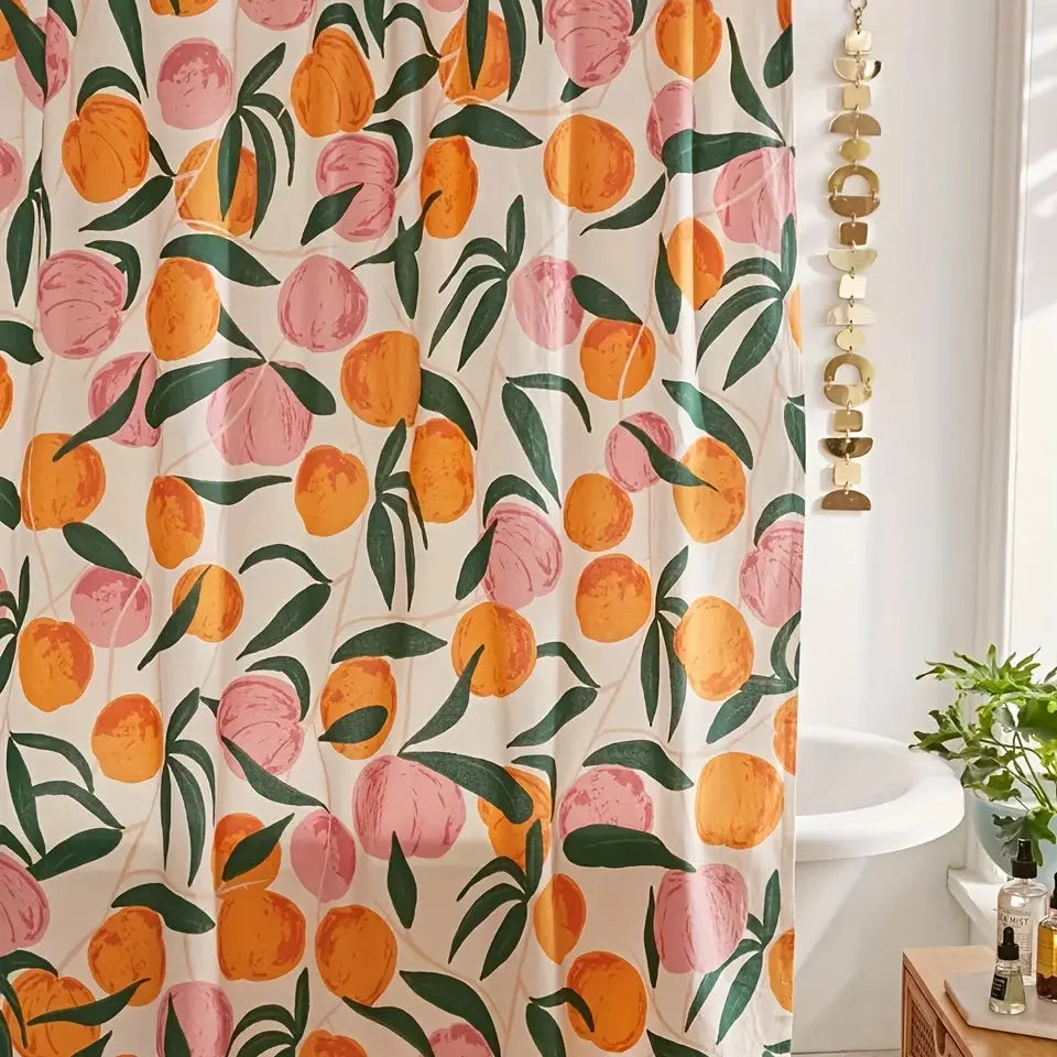 Beautiful Floral Bathroom Shower Curtain