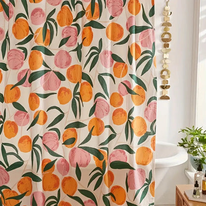 Beautiful Floral Bathroom Shower Curtain