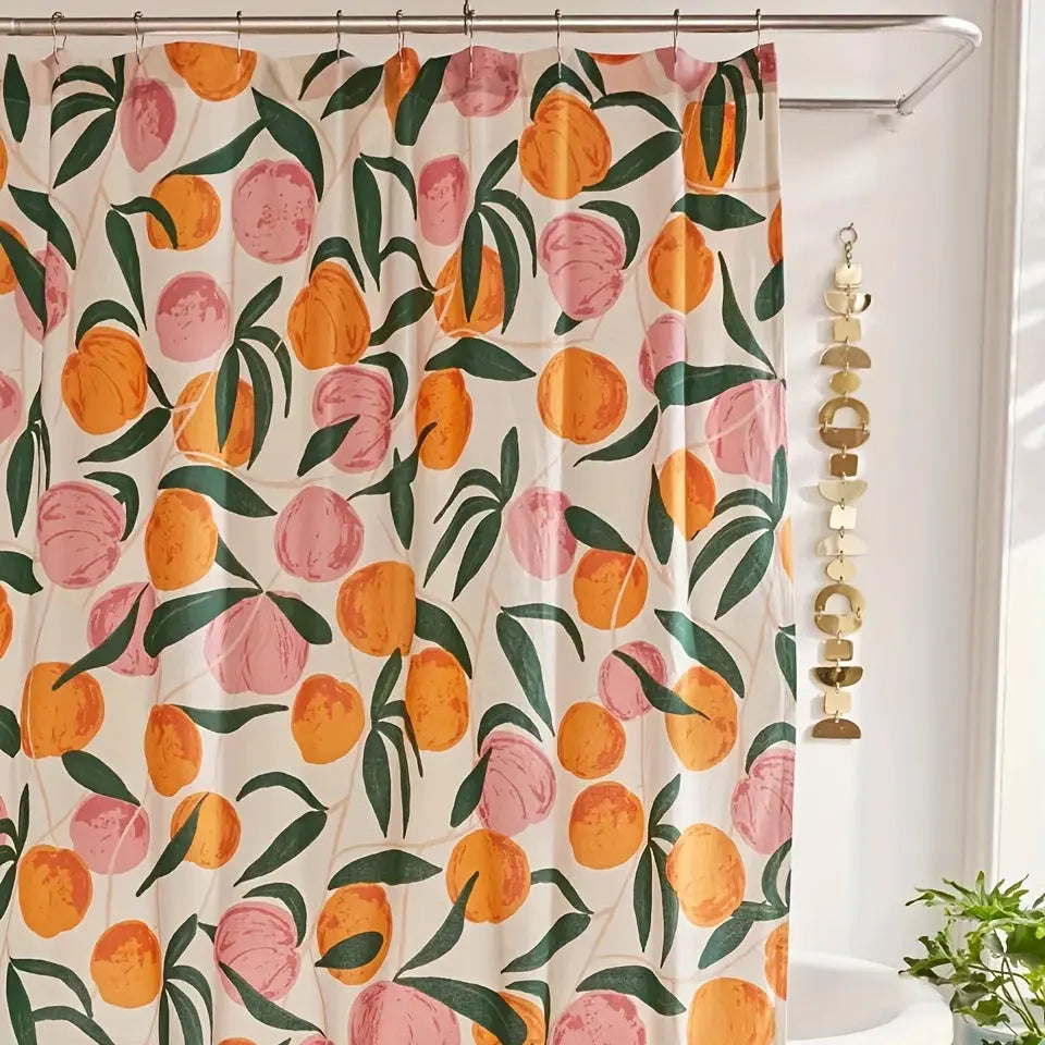 Beautiful Floral Bathroom Shower Curtain