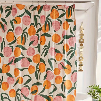 Beautiful Floral Bathroom Shower Curtain