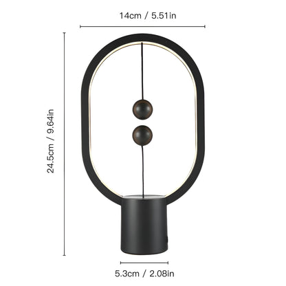 Slim LED Desk Lamp with USB Charger
