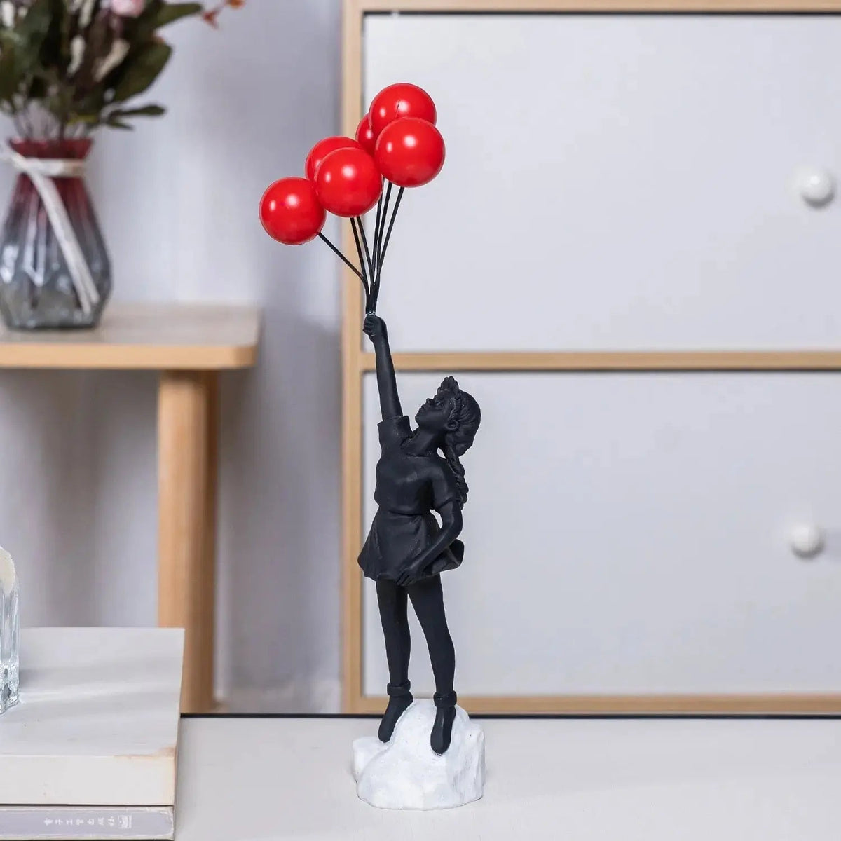 Iconic Banksy Balloon Girl Figurine