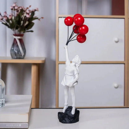 Iconic Banksy Balloon Girl Figurine