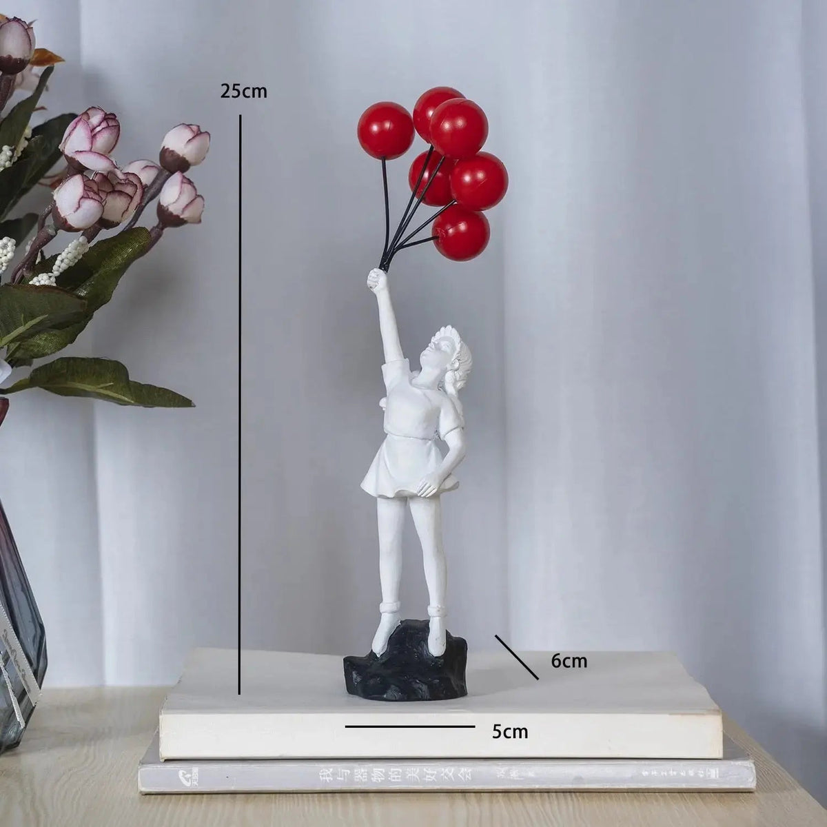 Iconic Banksy Balloon Girl Figurine - Cofik
