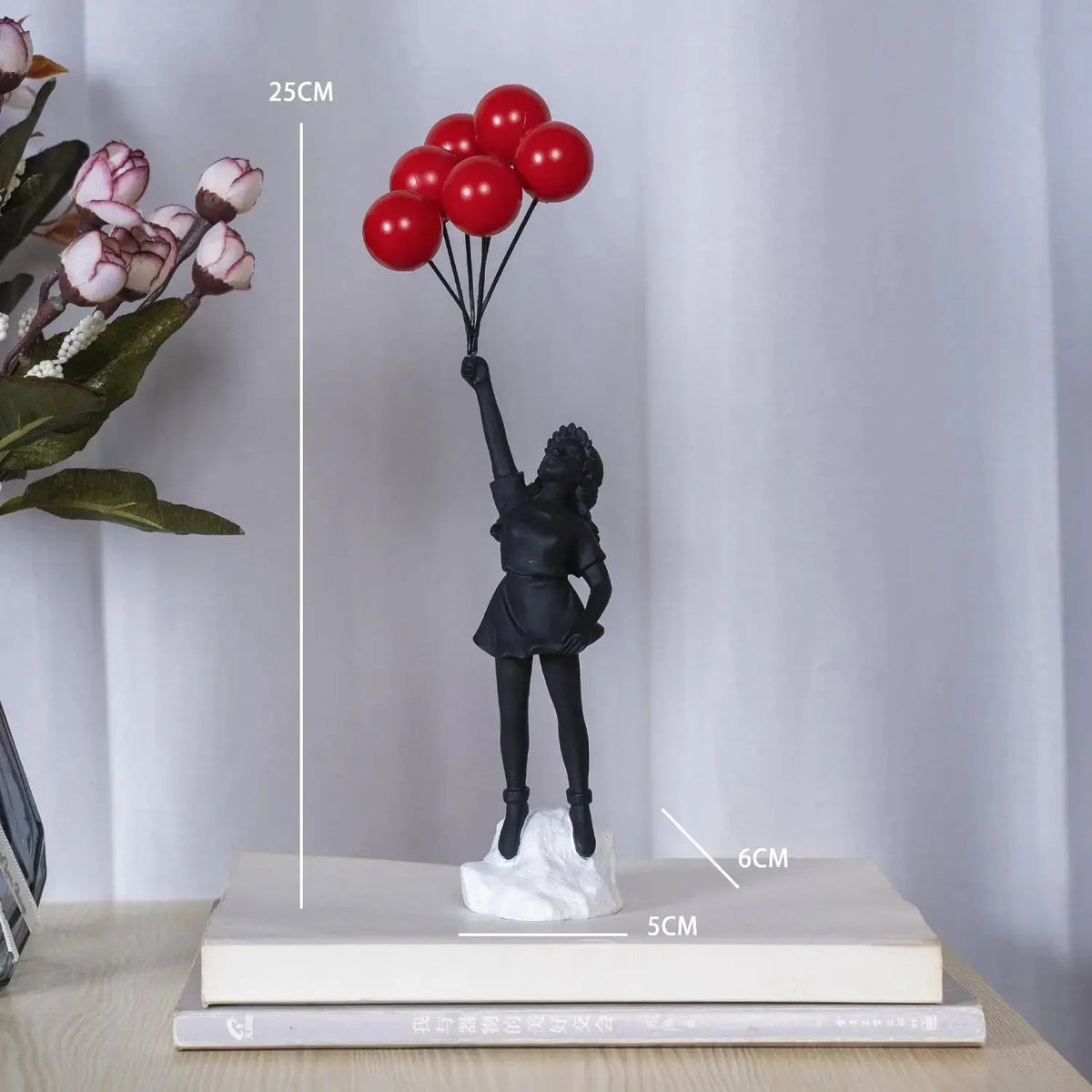 Iconic Banksy Balloon Girl Figurine