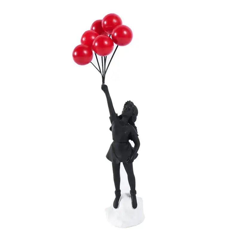 Iconic Banksy Balloon Girl Figurine