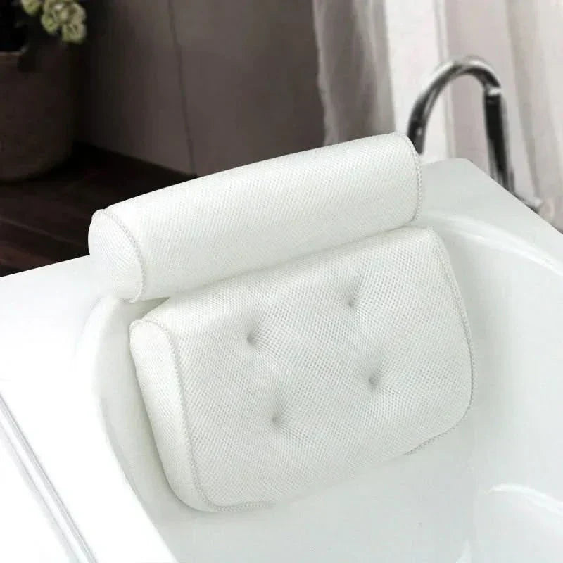 Comfortable Bath Pillow for Neck and Head Support