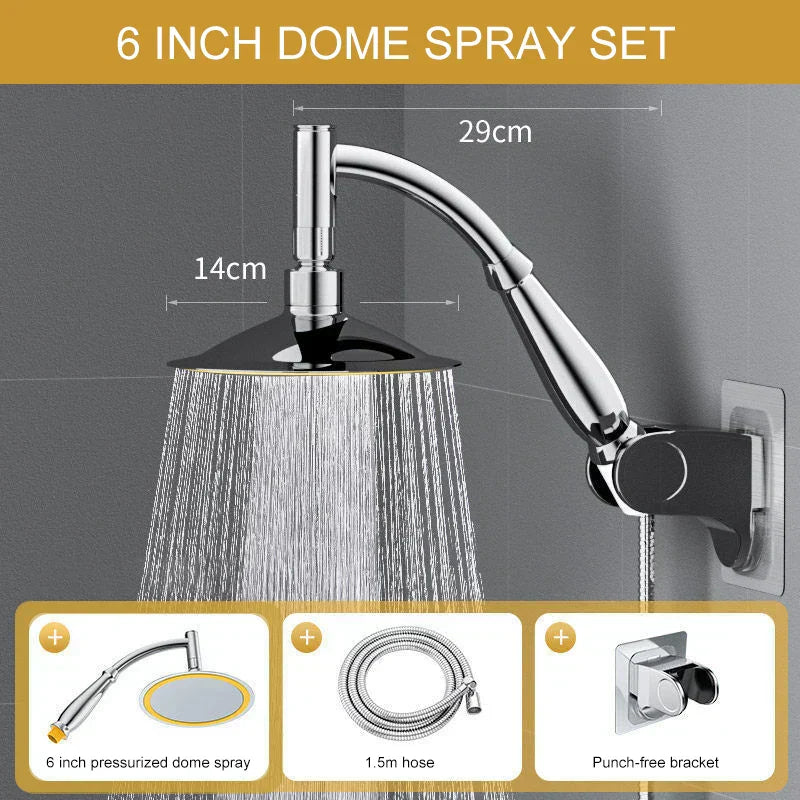 Luxury Low Flow Rain Shower Head