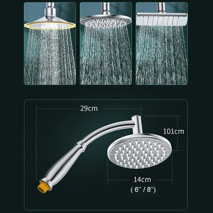 Luxury Low Flow Rain Shower Head