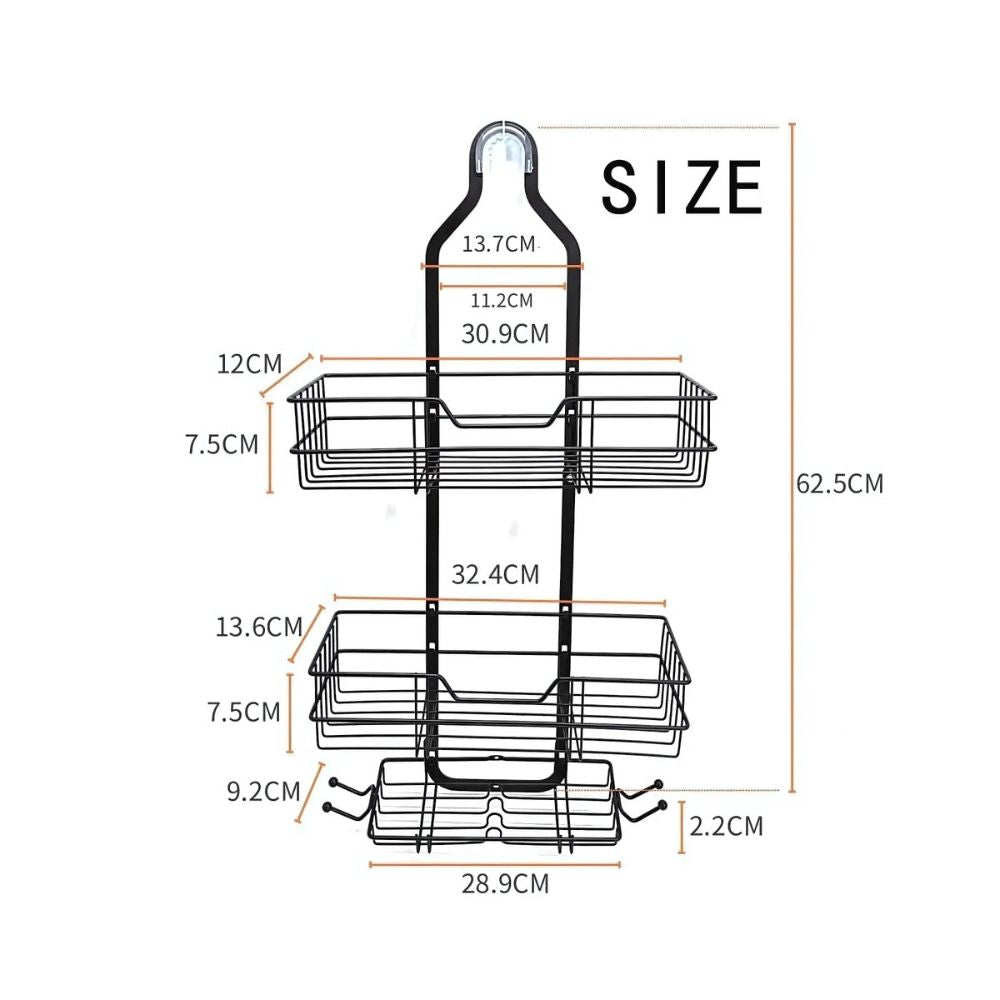 Sturdy 3 Tier Bathroom Shower Caddy