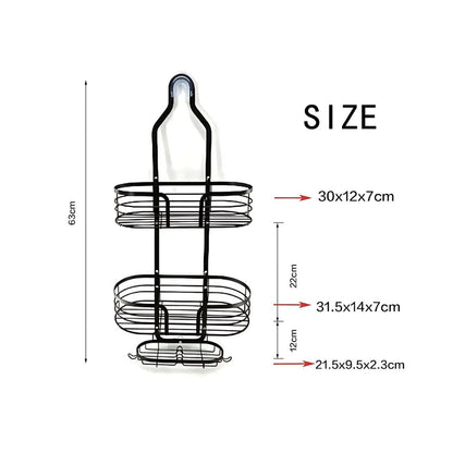Sturdy 3 Tier Bathroom Shower Caddy