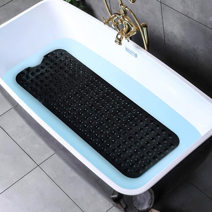 Grip Bath Mat with Extra Strong Suction for Bathroom Safety