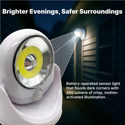 Bright Wireless Outdoor Motion Light – 450lm