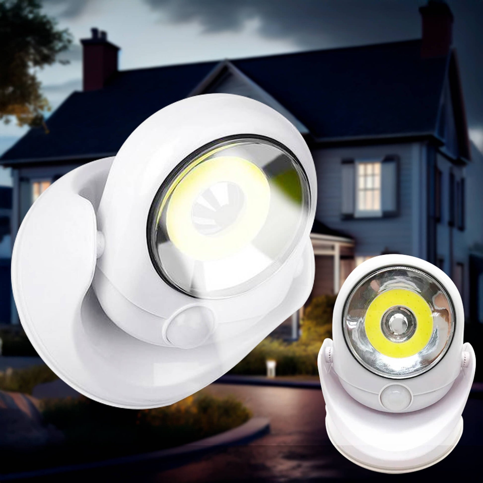 Bright Wireless Outdoor Motion Light – 450lm - Cofik