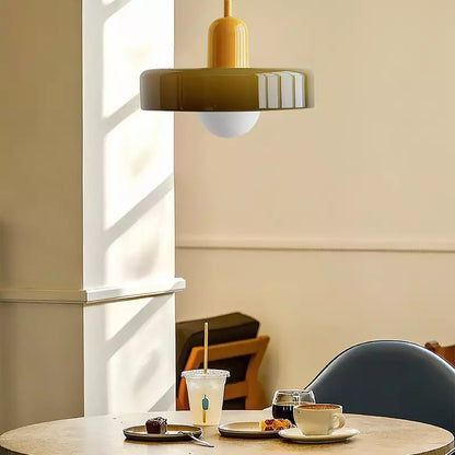 Colorful Glass Drop Pendant Lighting