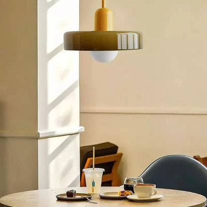 Vibrant Colourful Glass Drop Lamp