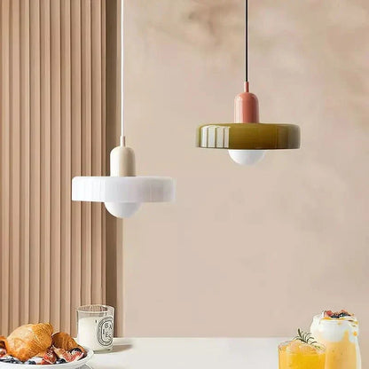 Vibrant Colourful Glass Drop Lamp