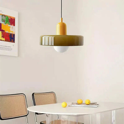 Vibrant Colourful Glass Drop Lamp
