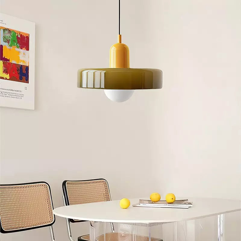 Colorful Glass Drop Pendant Lighting