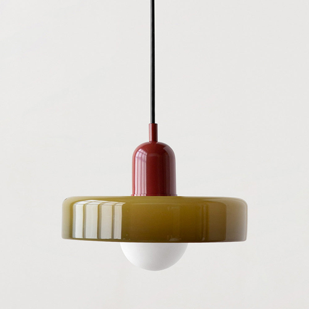 Stylish Colourful Glass Pendant Ceiling Light