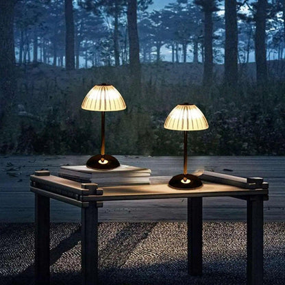 Wireless LED Glass Bedside Table Lamp