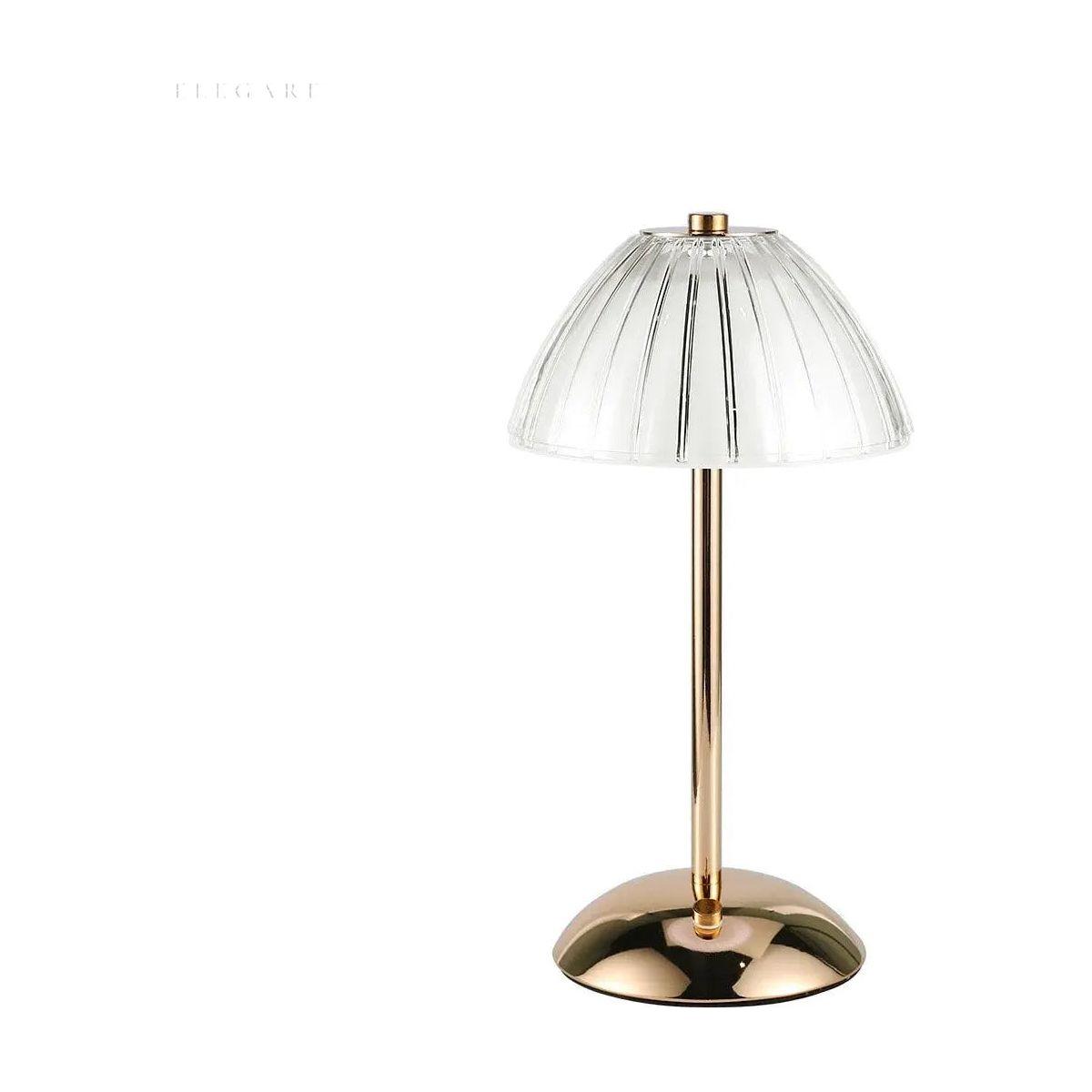 Wireless LED Glass Bedside Table Lamp
